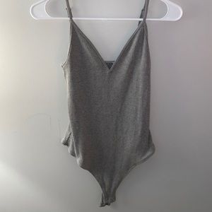 Grey bodysuit
